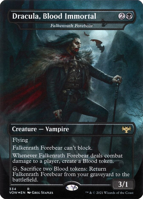 Dracula, Blood Immortal - Falkenrath Forebear - Borderless  (Foil)