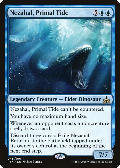 Nezahal, Primal Tide  (Foil)