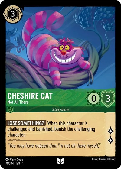 Cheshire Cat - Not All There - Foil