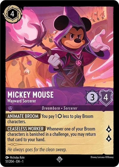 Mickey Mouse - Wayward Sorcerer - Foil