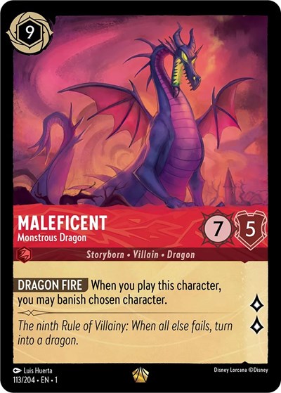 Maleficent - Monstrous Dragon - Foil