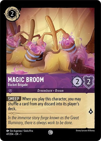 Magic Broom - Bucket Brigade - Foil