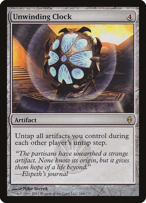 Unwinding Clock  (Foil)