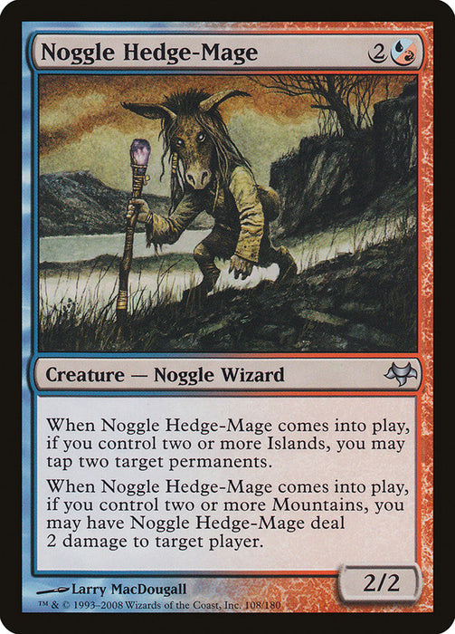 Noggle Hedge-Mage  (Foil)
