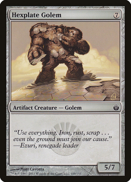 Hexplate Golem  (Foil)
