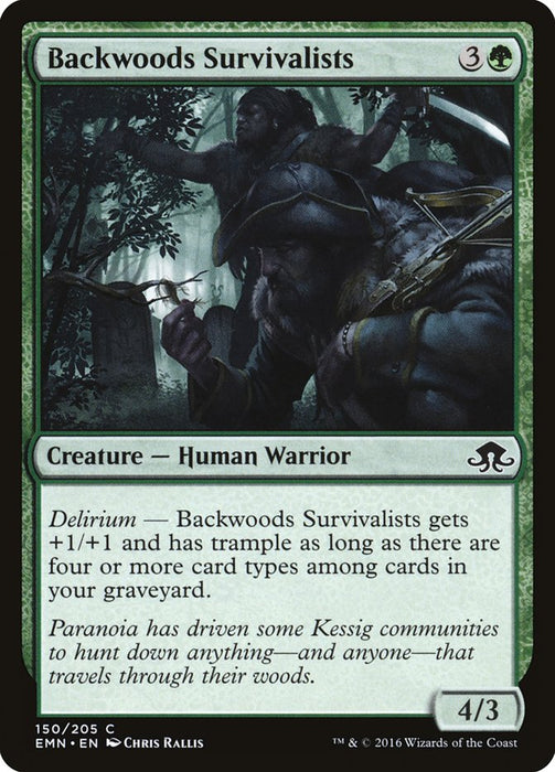 Backwoods Survivalists  (Foil)