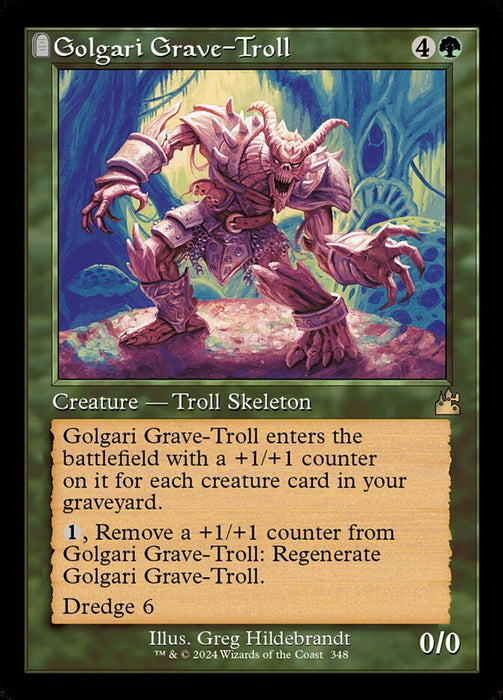 Golgari Grave-Troll - Retro Frame