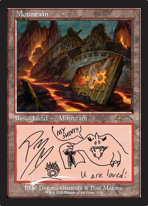 Mountain - Retro Frame (Foil)