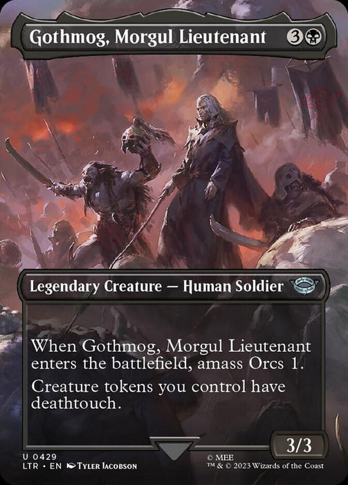 Gothmog, Morgul Lieutenant - Borderless - Legendary- Inverted