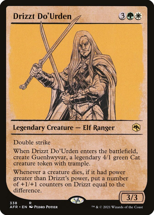 Drizzt Do'Urden  - Showcase - Legendary (Foil)