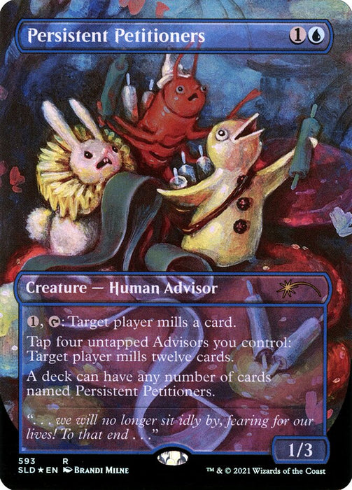 Persistent Petitioners - Borderless - Full Art - Inverted (Foil)