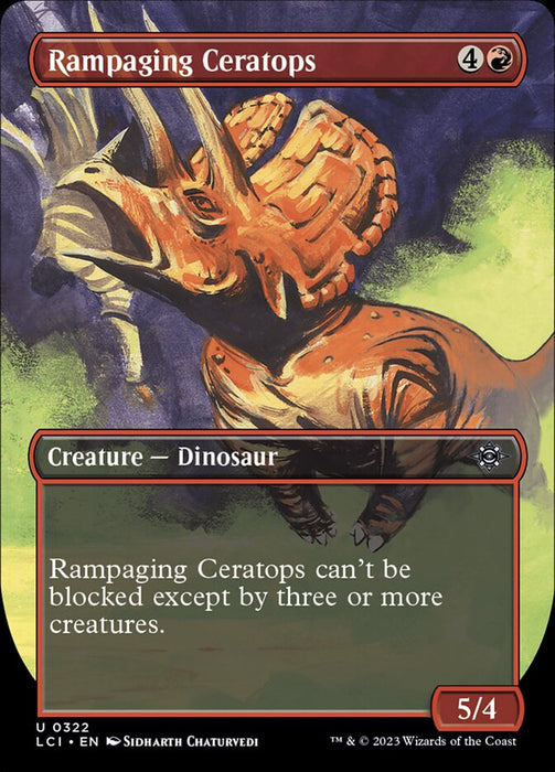 Rampaging Ceratops - Borderless (Foil)