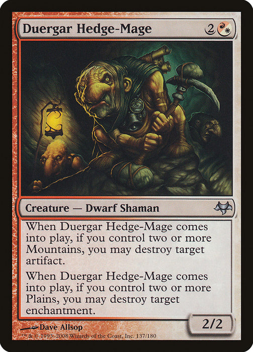 Duergar Hedge-Mage  (Foil)