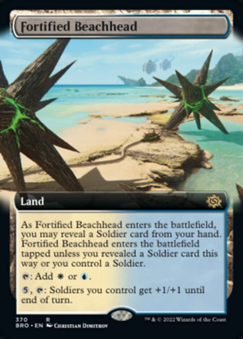 Fortified Beachhead - Extended Art (Foil)