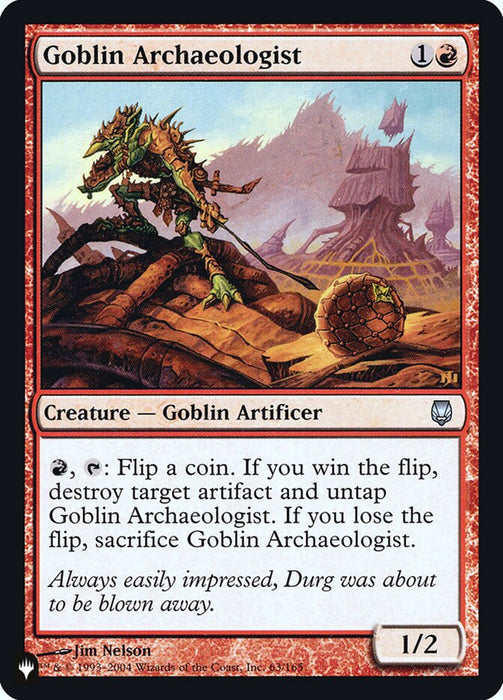 Goblin Archaeologist (Foil)