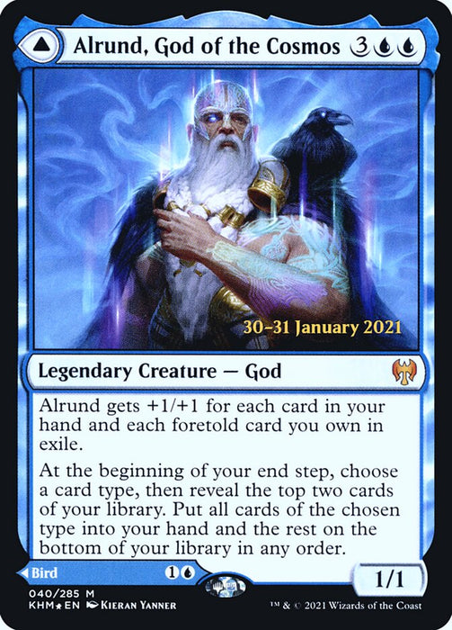 Alrund, God of the Cosmos // Hakka, Whispering Raven  - Legendary (Foil)