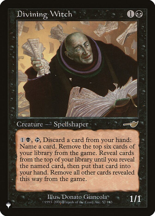 Divining Witch - Retro Frame