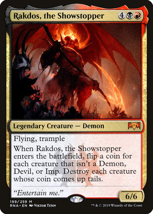 Rakdos, the Showstopper  - Legendary (Foil)