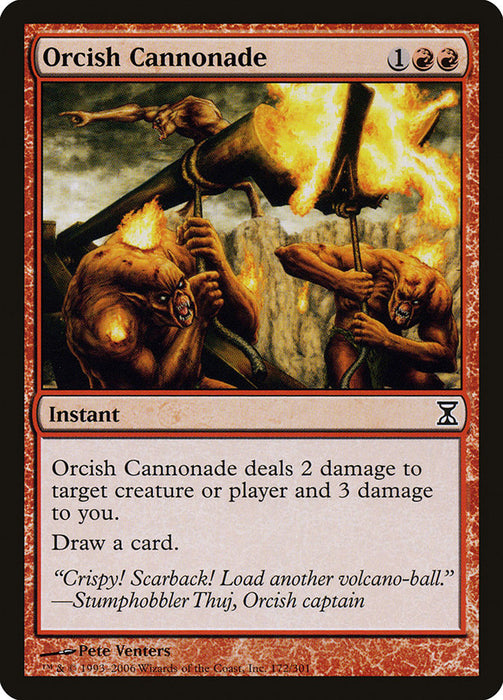 Orcish Cannonade  (Foil)