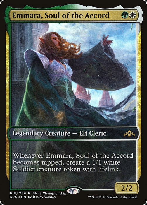 Emmara, Soul of the Accord - Full Art  - Legendary (Foil)