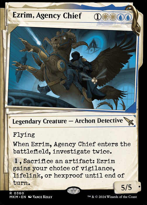 Ezrim, Agency Chief - Showcase- Legendary (Foil)