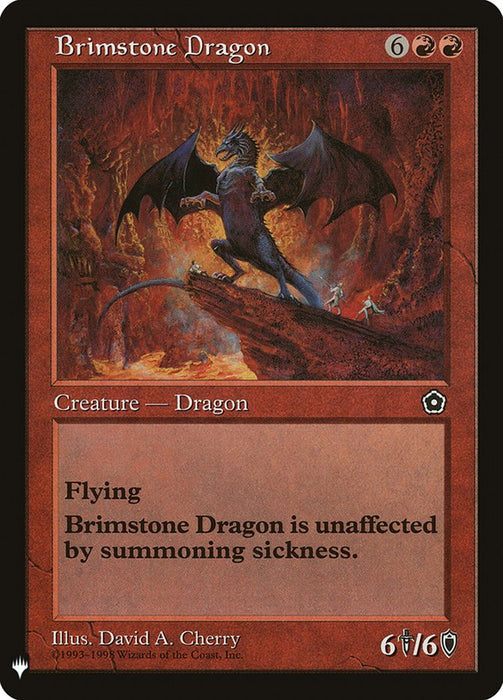 Brimstone Dragon - Retro Frame