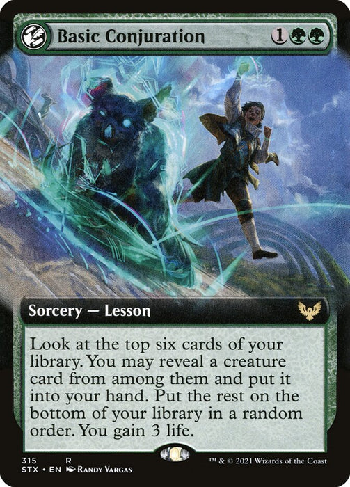 Basic Conjuration  - Extended Art - Lesson (Foil)