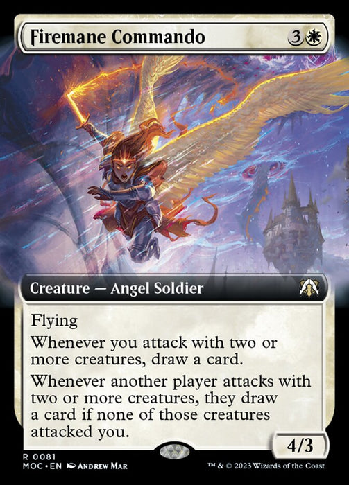 Firemane Commando - Extended Art- Extended Art (Foil)