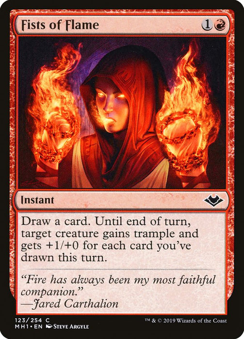 Fists of Flame  (Foil)