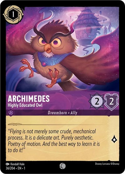 Archimedes - Highly Educated Owl - Foil
