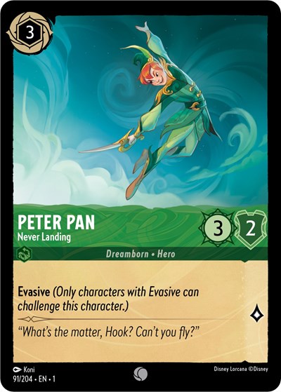 Peter Pan - Never Landing - Foil