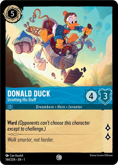 Donald Duck - Strutting His Stuff - Foil