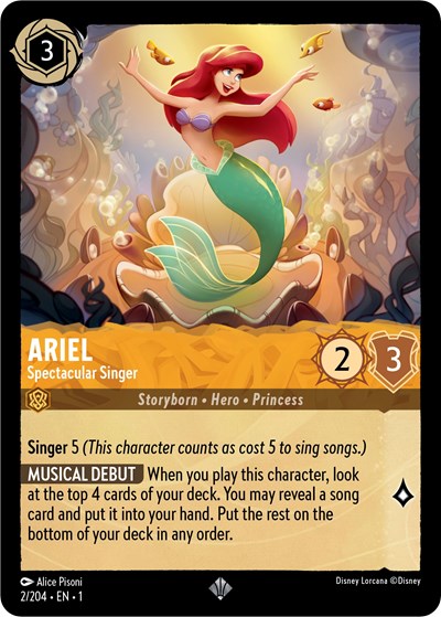 Ariel - Spectacular Singer - Foil