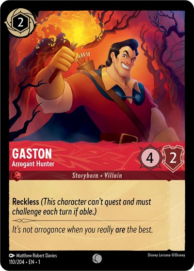 Gaston - Arrogant Hunter - Foil