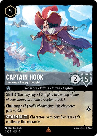 Captain Hook - Thinking a Happy Thought - Foil