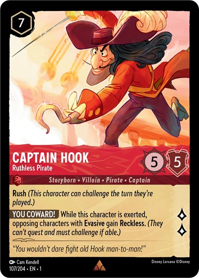 Captain Hook - Ruthless Pirate - Foil