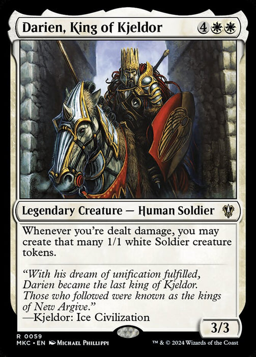 Darien, King of Kjeldor - Legendary