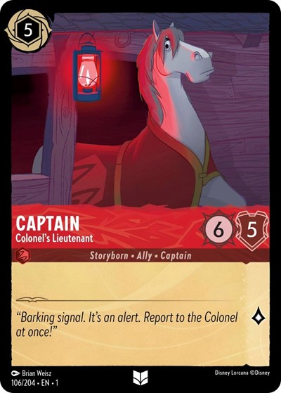 Captain - Colonel's Lieutenant - Foil