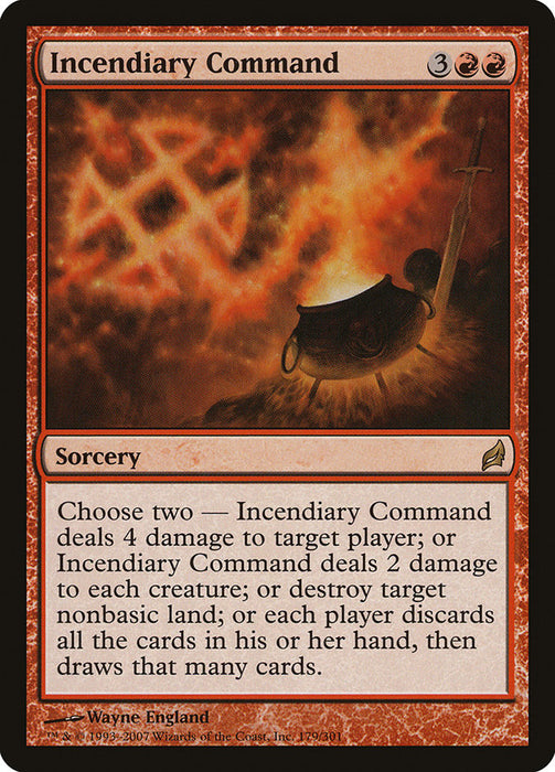 Incendiary Command  (Foil)