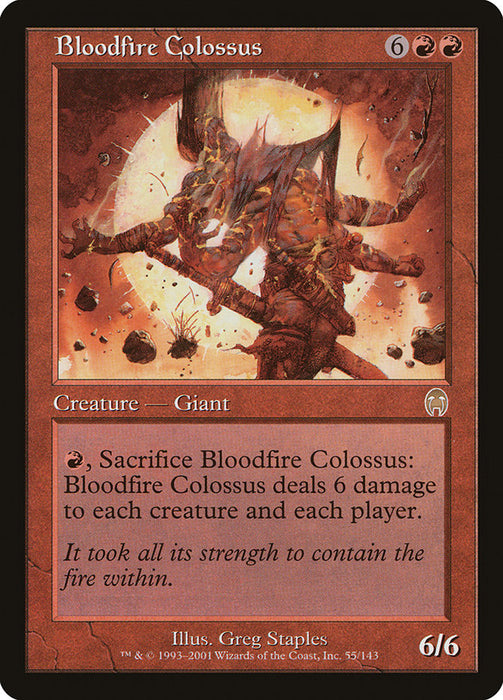 Bloodfire Colossus  (Foil)