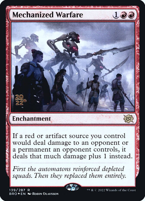 Mechanized Warfare (Foil)
