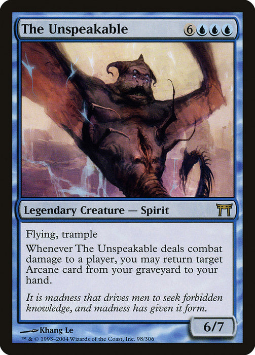 The Unspeakable  (Foil)