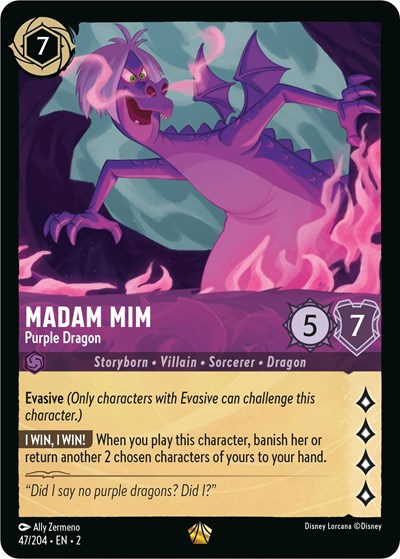 Madam Mim - Purple Dragon - Foil