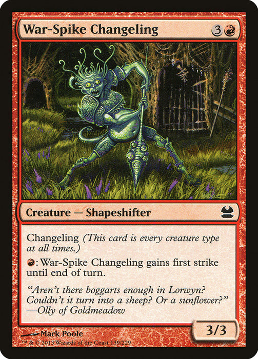 War-Spike Changeling  (Foil)