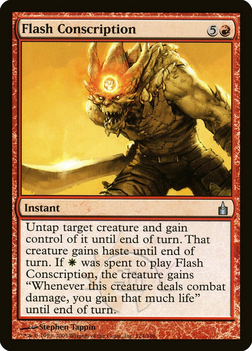 Flash Conscription  (Foil)