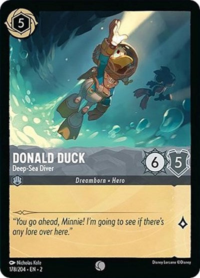 Donald Duck - Deep-Sea Diver - Foil