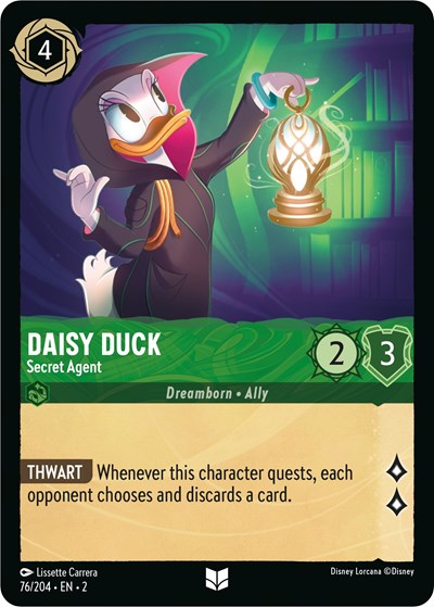 Daisy Duck - Secret Agent - Foil