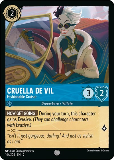 Cruella De Vil - Fashionable Cruiser - Foil