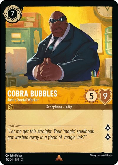 Cobra Bubbles - Just a Social Worker - Foil