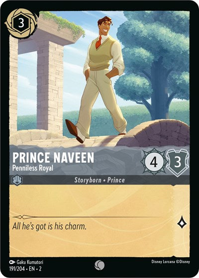 Prince Naveen - Penniless Royal - Foil